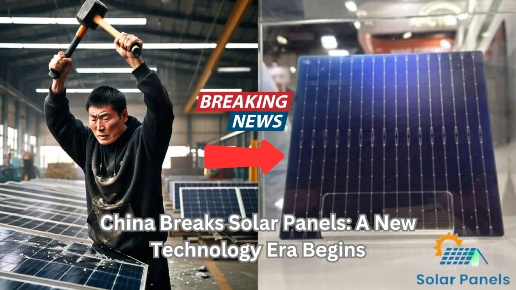 China Breaks Solar Panels: A New Technology Era Begins