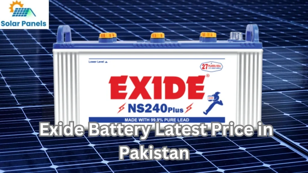 Exide Battery Latest Price in Pakistan