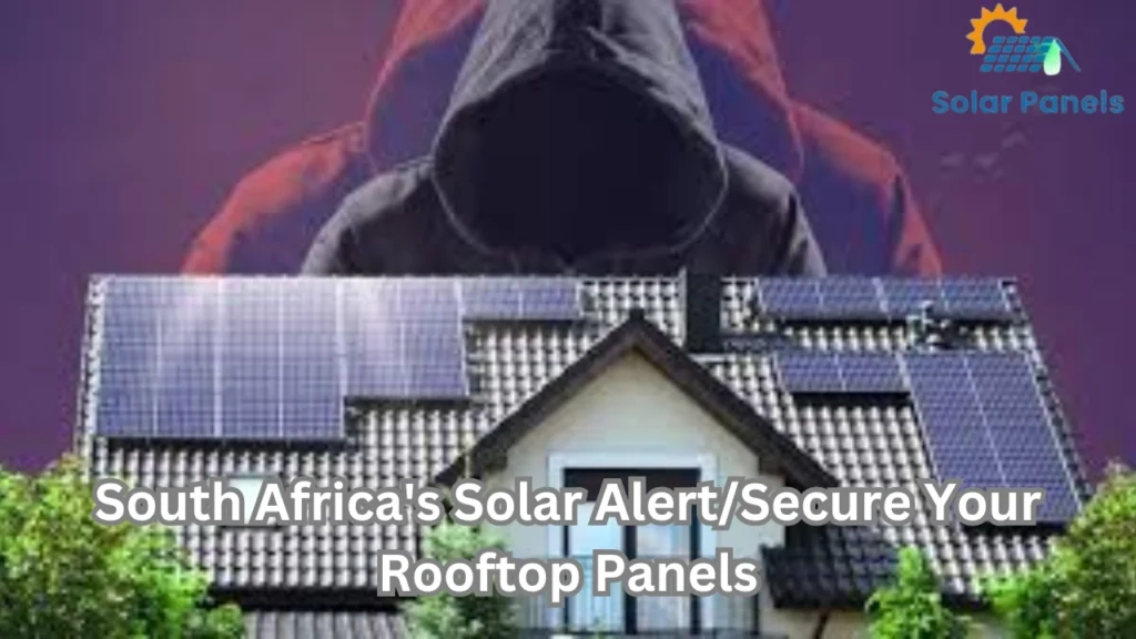 South Africa’s Solar Alert/Secure Your Rooftop Panels (2024)