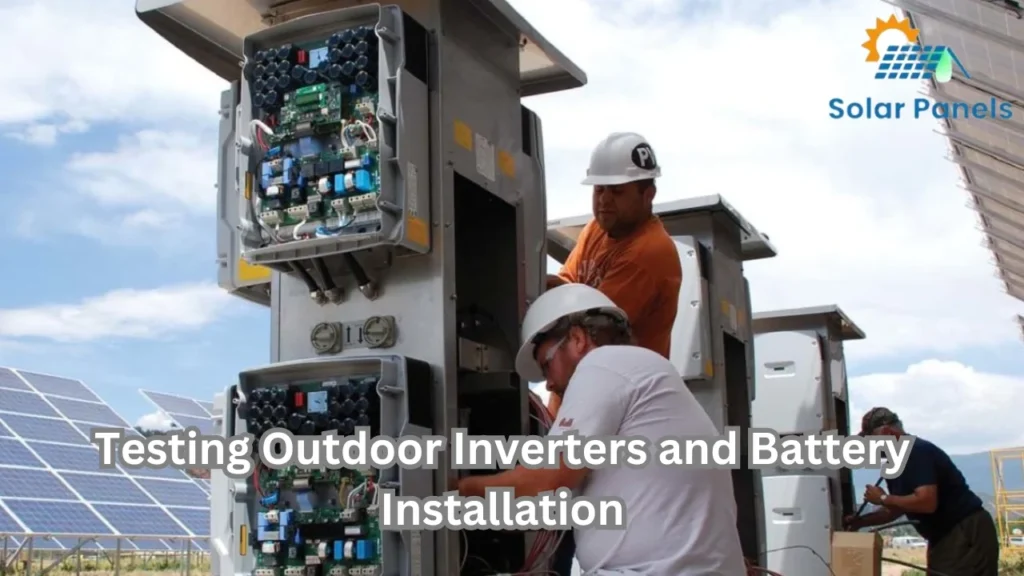 Testing Outdoor Inverters and Battery Installation